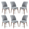 Toolide komplekt Hanah Home Flex, 6 tk, pruun/hall, metallraam