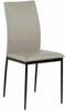 Söögitoolide komplekt Actona Demina, 53 x 43.5 x 92 cm, must/hall, 4 tk