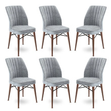 Toolide komplekt Hanah Home Flex, 6 tk, pruun/hall, metallraam