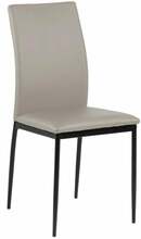 Söögitoolide komplekt Actona Demina, 53 x 43.5 x 92 cm, must/hall, 4 tk