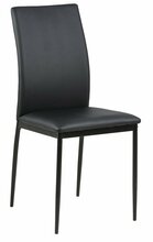 Söögitoolide komplekt Actona Demina, 53 x 43.5 x 92 cm, must, 4 tk