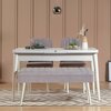 Söögitoa komplekt Kalune Design Vina 0701 - 3, valge/hall