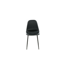Söögitool Venture Home Polar, 53 x 88 x 46 cm, must, kunstnahk, 2 tk
