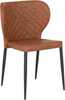 Söögitoolide komplekt House Nordic Pisa, 4 tk, 52 x 54 x 83 cm, konjakipruun