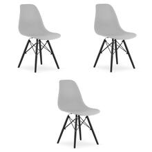 Toolide komplekt Hurtmeblowy Osaka, 3 tk, 54 x 46 x 81 cm, must/hall
