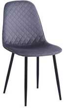 Söögitool Domoletti Stoke 53000006445, 44.5 x 53 x 88 cm, must/hall