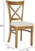 Söögitool Home4you Mix & Match 20829, matt, pruun/valge, 43 x 43 x 90.5 cm