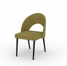Söögitool ADRK Furniture Rodos 82, 48 x 49 x 82.5 cm, oliiviroheline/must