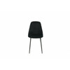 Söögitool Venture Home Polar, 53 x 88 x 46 cm, must, samet, 2 tk