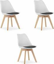 Toolide komplekt Leobert Mark, 43 x 49 x 82 cm, must/valge, 3 tk