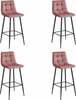 Toolide komplekt Leobert Arceto, 4 tk, 43.5 x 32.5 x 104 cm, roosa/must
