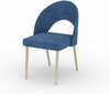 Söögitool ADRK Furniture Rodos 82, 48 x 49 x 82.5 cm, sinine/sonoma tamm
