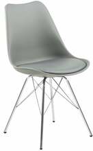 Söögitoolide komplekt Actona Eris, 54 x 48.5 x 85.5 cm, hall/kroom, 4 tk