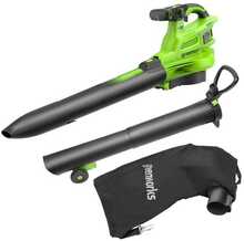 Akuga lehepuhur-imur Greenworks BL48L01-01 2x24 V (ilma aku ja laadijata)