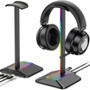 Kõrvaklappide alus Retoo mängurilauale USB jagaja ja RGB LED valgustusega