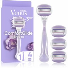 Gillette Venus ComfortGlide Breeze raseerija + 4 vahetuspead