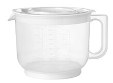 Segamisnõu Plast Team 122659, 2 L, valge