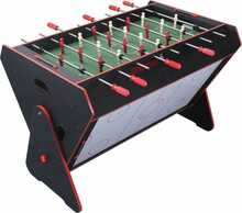 Pöörlev mängulaud Enero Pro 3-in-1, FOSSIBLE HUMBERGOT, 121 x 84,5 x 85,3 cm, must