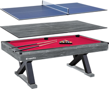Piljardilaud Insportline Residento 3-in-1, tume puit