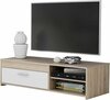 TV-alus Forte Paco, 32 x 120 x 42 cm, tamm/valge