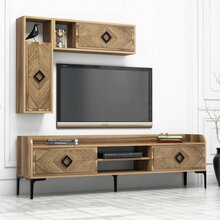 Sektsioon Kalune Design Samba 845HCT3073, 35 x 180 x 52 cm, pähkel
