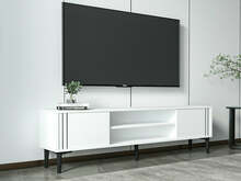 TV-alus Kalune Design Snow, valge