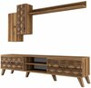 Elutoamööbli komplekt Kalune Design Class S 845HCT3012, 35 x 180 x 44 cm, pähkel