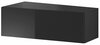 TV-alus Cama Meble Vigo Slant 90, 90 x 40 x 30 cm, must/must läikiv