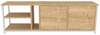 TV-laud Kalune Design Primrose, 35.3 x 160 x 50.8 cm, pruun/valge
