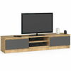 TV-laud Akord RTV K160, 40 x 160 x 33 cm, tamme/hall
