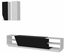 Elutoa mööblikomplekt Kalune Design Zebra, sise, valge/must