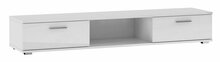 TV-laud ADRK Aridea, 40 x 176 x 28 cm, läbipaistev/valge
