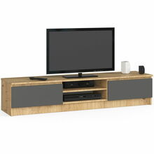TV-laud Akord RTV K160, 40 x 160 x 33 cm, tamme/hall