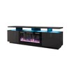 TV-alus Cama Meble Eva, 180 x 40 x 52 cm, grafiit/blink grafiit