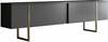 TV-alus Kalune Design Luxe, 30 x 180 x 50 cm, antratsiit/kuld