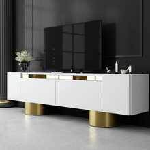 TV-alus Asir puitlaastplaat, Bohem, 180 x 50 x 30 cm, valge