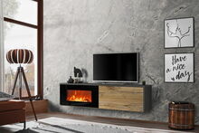 TV-alus ASM Dallas, 180 x 45 x 40 cm, antratsiit
