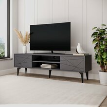 TV-alus Kalune Design Brendon, 160 x 48.2 x 39.6 cm, antratsiit