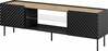 TV-alus Cama Meble Onda, 180 x 40 x 39-58 cm, must