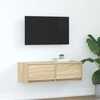 Telerikapp AMD Meble Szafka RTV Sonoma Oak, 80 x 31 x 25,5 cm, tehispuit