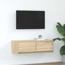Telerikapp AMD Meble Szafka RTV Sonoma Oak, 80 x 31 x 25,5 cm, tehispuit