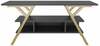 TV-alus Kalune Design Minerva, 120 x 35 x 55 cm, antratsiit/kuld