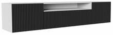 TV-aluskapp ADRK Furniture Noemi, 200 x 41 x 50 cm, must/valge