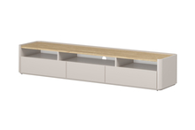 TV-alus Bogart Elivo, 200 cm, Cashmere / Oiled Oak