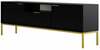 TV-alus Kocot Kids Austin, 175 x 33 x 56.4 cm, kuldne/must