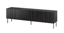 TV-alus Cama Meble ISLA, 200 x 40 x 60 cm, matt must