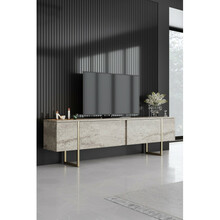 TV-alus Hanah Home Luxe Travertine, beež