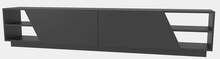 TV-alus Kalune Design Rhodes, 37.1 x 240 x 47.4 cm, antratsiit