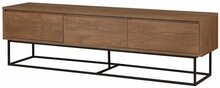 TV-laud Kalune Design Milo, 180 x 40 x 50 cm, must/pähkel