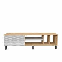 TV-alus Kalune Design Olyo, 140 x 35 x 40.3 cm, tamm/valge